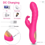 Rabbit Vibrator for Women Clitoris Stimulator Silicone G-spot Powerful 2 in 1 Dildo Female Masturbation Sex Toys Adult Goods - Image 4