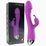 Rabbit Vibrator for Women Clitoris Stimulator Silicone G-spot Powerful 2 in 1 Dildo Female Masturbation Sex Toys Adult Goods