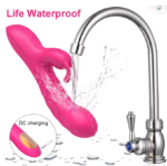 Rabbit Vibrator for Women Clitoris Stimulator Silicone G-spot Powerful 2 in 1 Dildo Female Masturbation Sex Toys Adult Goods - Image 5