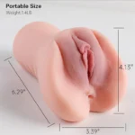 2 in 1 male masturbator size and dimensions