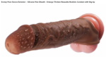 Penis Sleeve Extender Cock Sleeve Extension Sheath Silicone - Image 3
