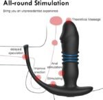5-in-1 Prostate Massager Thrusting Anal Vibrator - Image 9