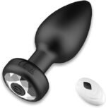 Anal Plug Adult Sex Toy,Adult Sex Toys and Games for Men Women,Wireless Remote Control 10 Frequency Vibration - Image 2