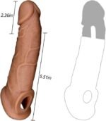 Realistic Lengthening and Thickening Penis Sleeve - Image 5