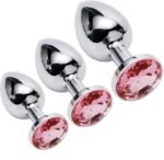 Anal Plug Beginner Set - COWINOE 3 PCS Jewel Butt Plugs Sex Toy - Image 2