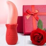 10 Speeds Rose Sex Toy for Women Realistic Licking Tongue -Vaginal & Anal Play- Clitoral & G Spot