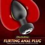 Anal Plug Adult Sex Toy,Adult Sex Toys and Games for Men Women,Wireless Remote Control 10 Frequency Vibration