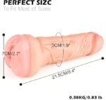2 in 1 Phallic Shape Gay Sex Toy Male Masturbator, Sex Toys Gay Sex Doll, Unisex Masturbators Dildos Ass Sex Toy - Image 3
