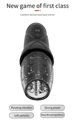 Automatic Male Masturbator Cup Vibration Blowjob Sucking Machine - Image 12