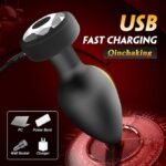 Anal Plug Adult Sex Toy,Adult Sex Toys and Games for Men Women,Wireless Remote Control 10 Frequency Vibration - Image 3