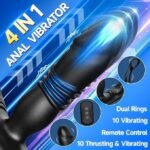 5-in-1 Prostate Massager Thrusting Anal Vibrator - Image 10