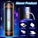 Male Masturbator Sex Toys for Men, Automatic Vibrating Masturbators - Image 15