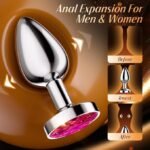 Anal Plug Butt Plug Adult Sex Toy,Jeweled Anal Toys Adult Sex Toys Games - Image 3