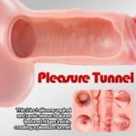 Silicone Soft 2 in 1 Design Lifelike Dildo Realistic Vagina Pocket Pussy Masturbator Adult Sex Toys - Image 7