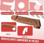 Penis Sleeve Extender Cock Sleeve Extension Sheath Silicone - Image 8