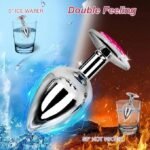 Anal Plug Beginner Set - COWINOE 3 PCS Jewel Butt Plugs Sex Toy - Image 5