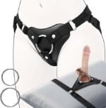 Strap On Harness Dildo Holder, 2 in 1 Wearable or Saddle Strapon Harness - Image 5