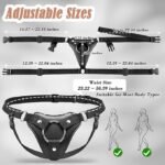 Strap On Harness Dildo Holder, 2 in 1 Wearable or Saddle Strapon Harness - Image 6