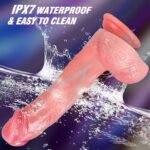 Thrusting Dildo Vibrator Sex Toys - 8.5Inch Anal Dildo with 10 Thrusting & Vibrating & Heating Modes - Image 5