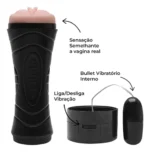 Electric Vibrating Realistic Vagina Male Masturbator - Image 6