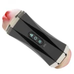 2-in-1 Automatic Male Masturbator Pocket Pussy with 10 Vibrations & Voice Mode - Image 2