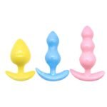 3pc/Set Silicone Butt Plug Ease-in -Anal Plugs - Image 2