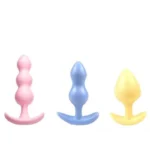 3pc/Set Silicone Butt Plug Ease-in -Anal Plugs - Image 4