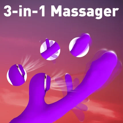Adult Sex Toys with High Frequency Powerful Rabbit Vibrator,Female G Spot Vibrators - Image 3