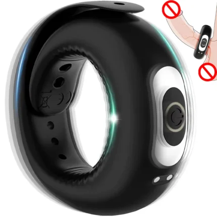 Adjustable Size Vibrating Cock Ring