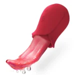 10 Speeds Rose Sex Toy for Women Realistic Licking Tongue -Vaginal & Anal Play- Clitoral & G Spot - Image 4