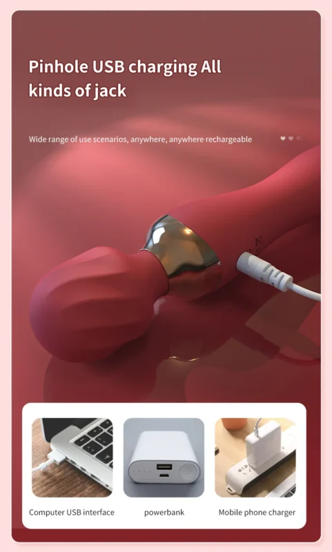 Powerful Vibrator Dildos Wand for Women 10 Modes Clitoris Stimulator G Spot