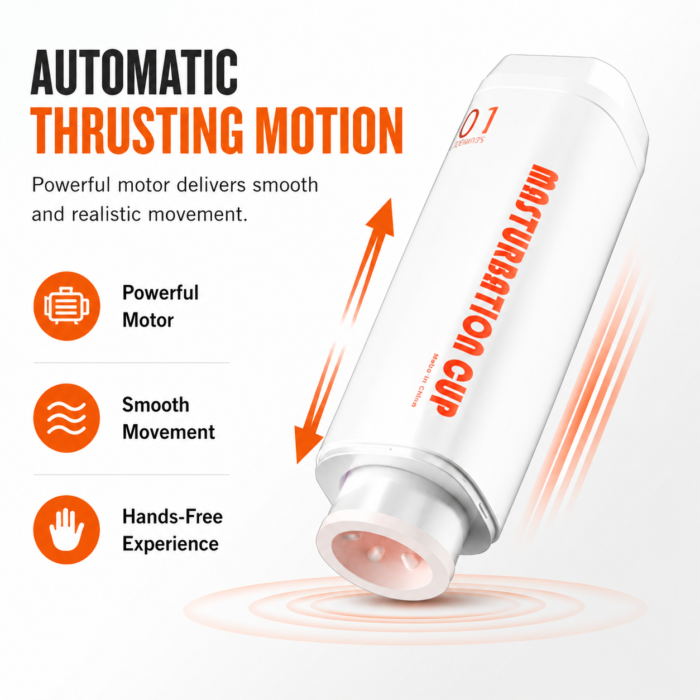 Automatic Thrusting Male Masturbator with Heating Function