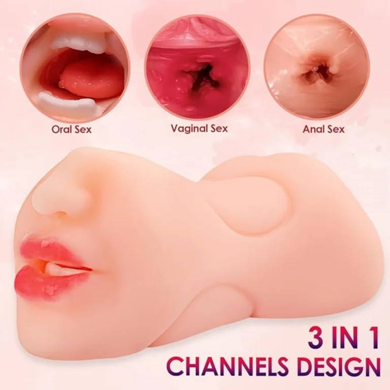 Soft Male Stroker Cup With Realistic Openings