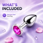 Easy To Clean Stainless Steel Anal Plug