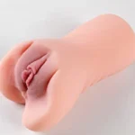 handheld pocket pussy male masturbator showing compact size