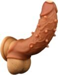 Reusable Penis Enlargement Sleeve Realistic Silicone Cock Sleeve