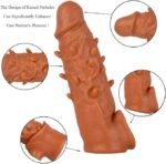 Reusable Penis Enlargement Sleeve Realistic Silicone Cock Sleeve - Image 3