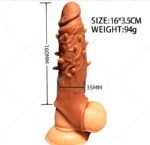 Reusable Penis Enlargement Sleeve Realistic Silicone Cock Sleeve - Image 8