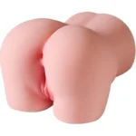 Realistic butt-style male masturbator with full-body design