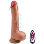 Realistic Thrusting Dildo Vibrator with Heating and Remote Control