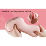 soft squeezable male masturbator with flexible handheld design