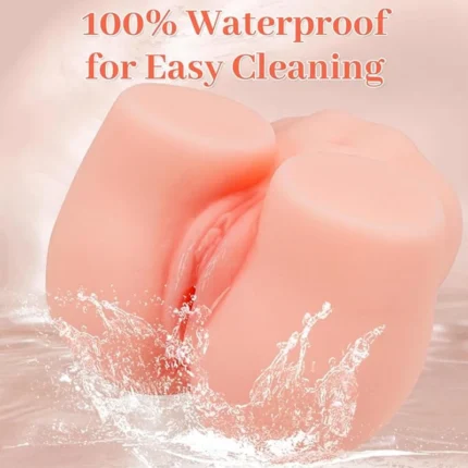Waterproof pocket pussy designed for easy cleaning