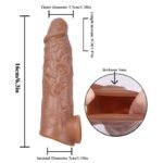 Penis Sleeve Extender Cock Sleeve Extension Sheath Silicone
