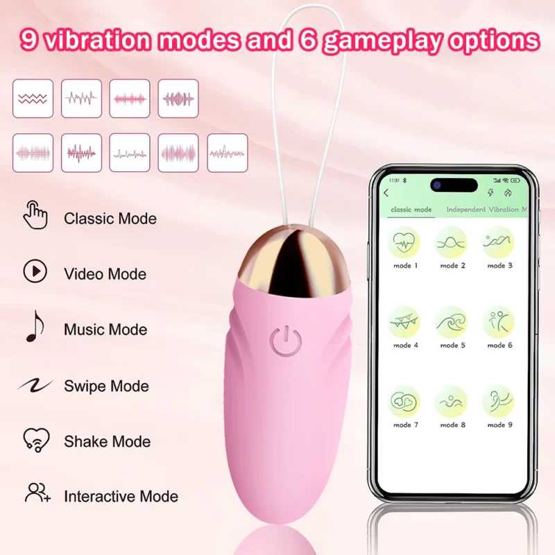G-spot Stimulator Egg Vibrator Egg APP Remote Control