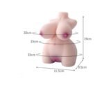 1.76LB Realistic Small Torso Sex Doll with Big Boobs Breasts - Image 4