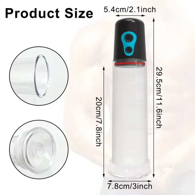 Electric Penis Pump Penis Enlargement Sex Toys for Men