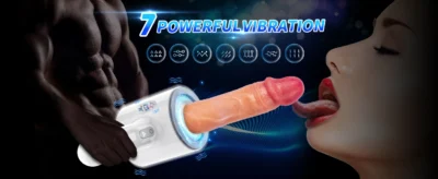 Powerful vibration modes of automatic male masturbator