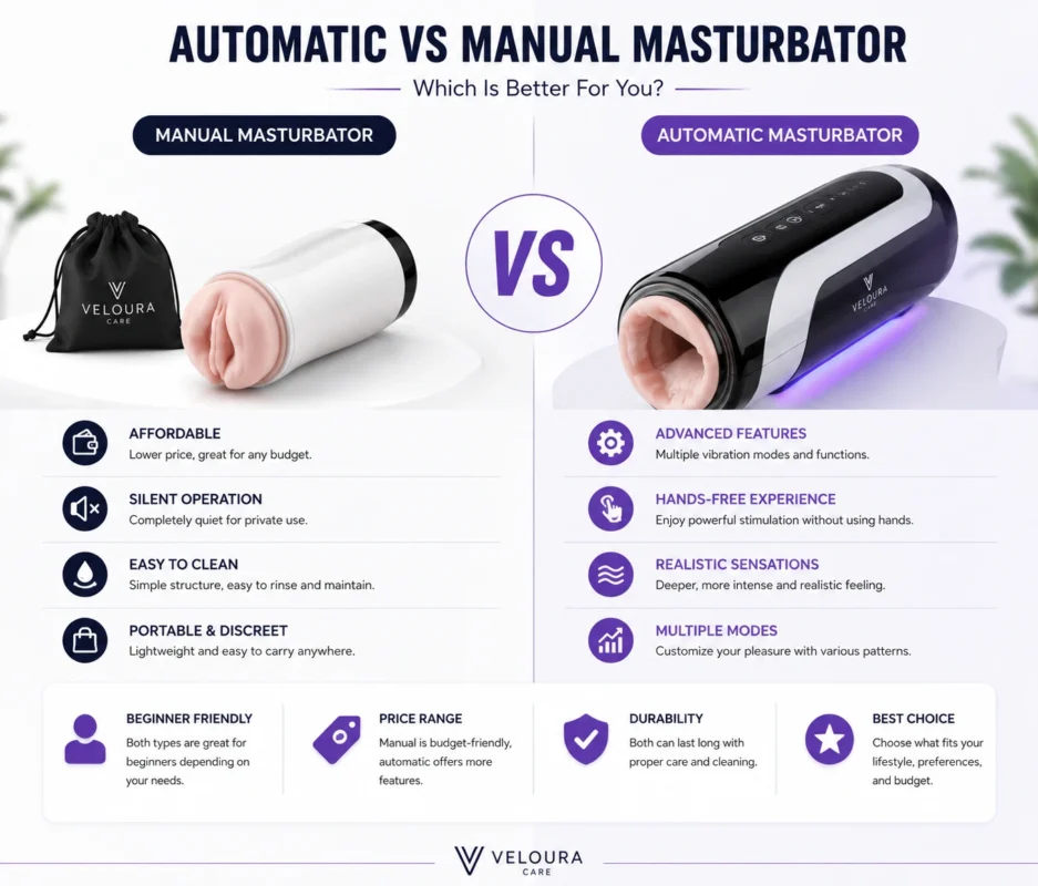 Comparison between automatic and manual masturbators in UAE