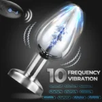 10 vibration modes of remote control vibrating anal plug