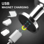 Magnetic USB charging feature of remote control vibrating anal plug